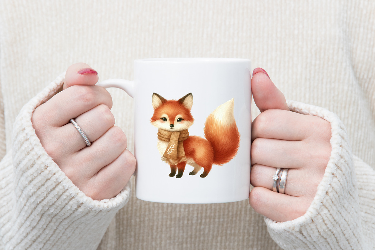 Autumn Animals Clipart, an Illustration by designcity5 (Photo 4 of 5)