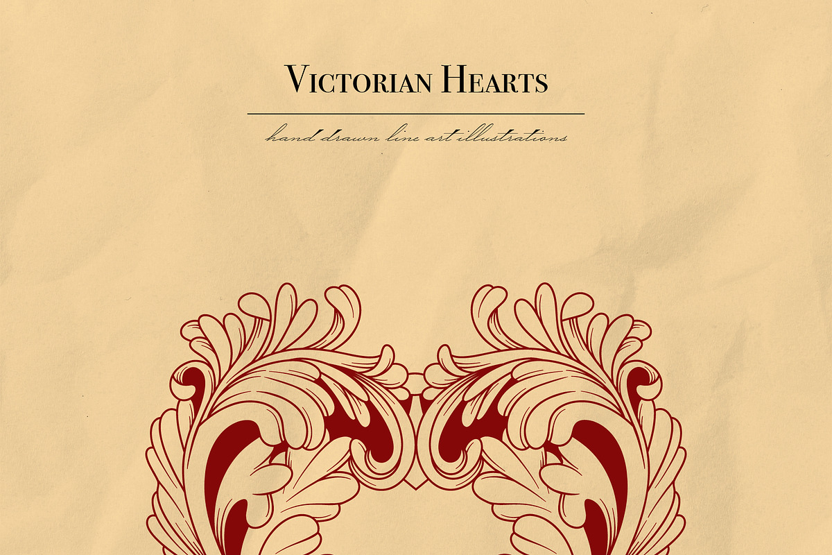 Victorian Hearts & Wings + Procreate, a Decorative Illustration by Skliarova (Photo 6 of 10)