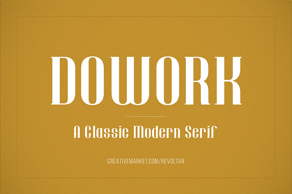 Dowork Decorative Serif preview 8