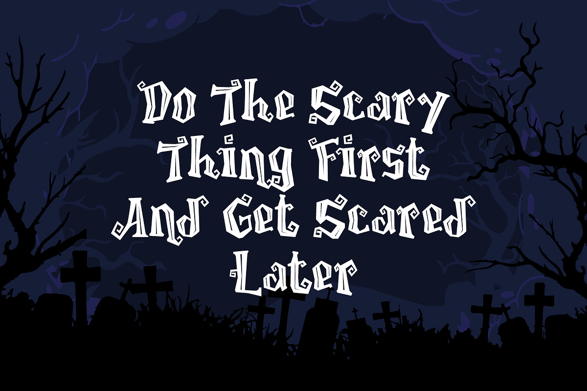 Monster Pumpkin, a Font by sancreastd. (Photo 3 of 5)