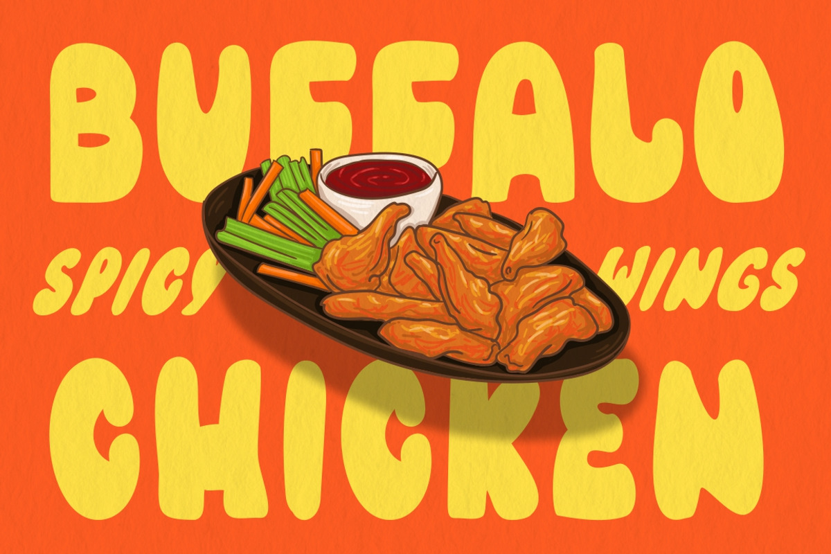 Quick Takeaway fast food fonts, a Sans Serif Font by Fat Hamster (Photo 7 of 17)