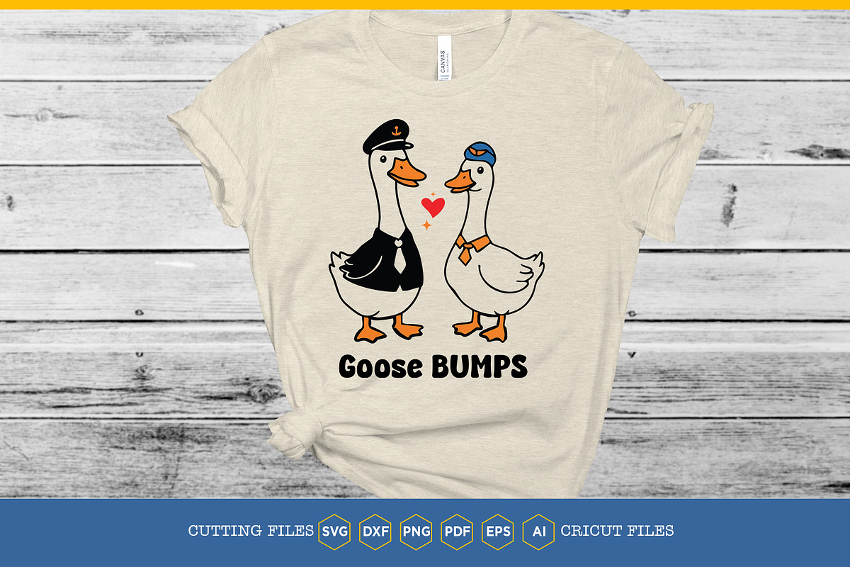 Goose Bumps SVG Funny Goose Digital, a Graphic by Star Graphic Design (Photo 1 of 9)
