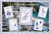 Whimsical Coastal Italy Vibe 120+, an Object Graphic by VectoriyA (Thumbnail 5 of 12)