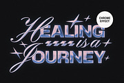 Retro Chrome Text & Logo Effect, a Layer Style Add-On by Design Squad (Thumbnail 1 of 4)