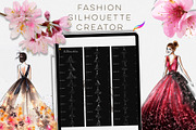 FASHION SILHOUETTE CREATOR Brushes, a Brush Add-On by Warm Cozy Cottage (Thumbnail 4 of 7)
