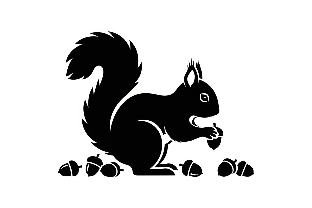 Black Squirrel Vector Icon Bundle, an Illustration by jahid234 (Photo 35 of 51)