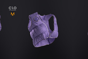 Vest 3D Model Clo3D / Marvelous