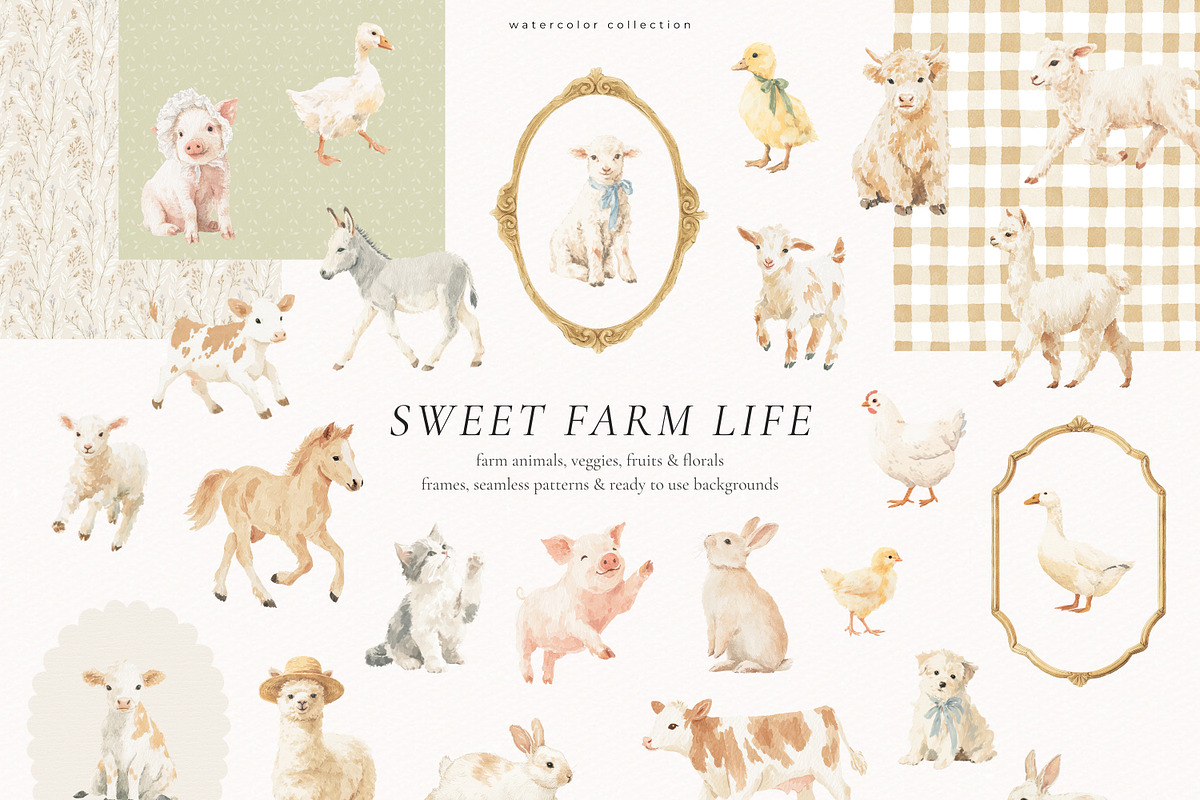 Little Friends Bundle, an Animal Illustration by PeDe Designs (Photo 3 of 47)