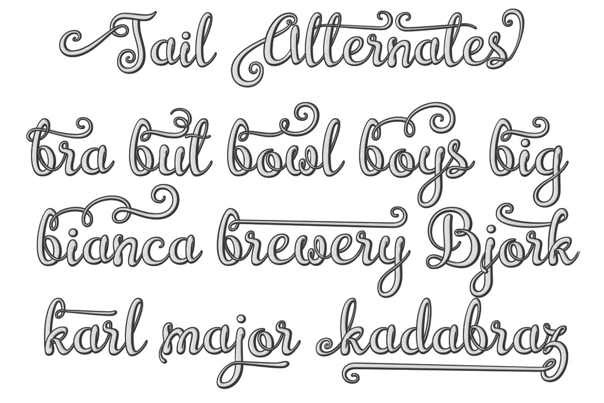 Brazilian Script, a Script Font by Royaltype (Photo 13 of 14)