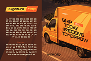 Vordex, a Sans Serif Font by Burntilldead (Thumbnail 6 of 12)