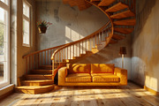 69 Spiral wooden staircases, an Architecture Photo by Handmadefont (Thumbnail 45 of 73)