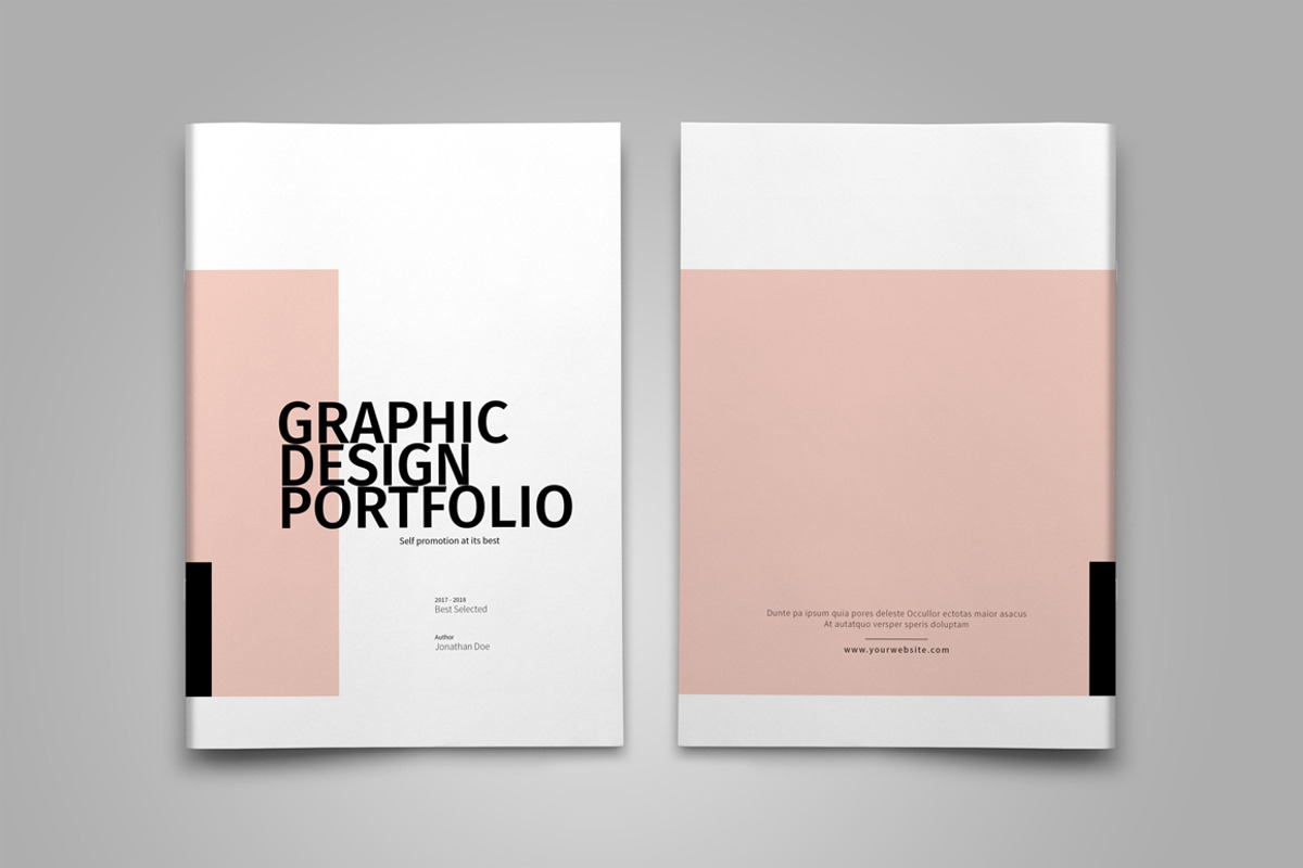 Graphic Design Portfolio Template, a Brochure Template by adekfotografia (Photo 29 of 29)