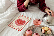Valentine's Day Card Mockup Bundle, a Product Mockup by Wildfield Studio (Thumbnail 8 of 9)