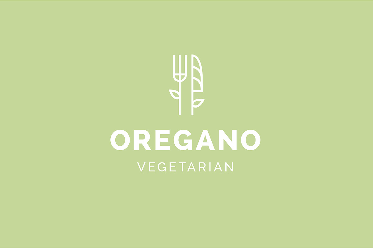 Healthy Food Logo Template, a Branding & Logo Template by GudBrand Studio (Photo 1 of 10)