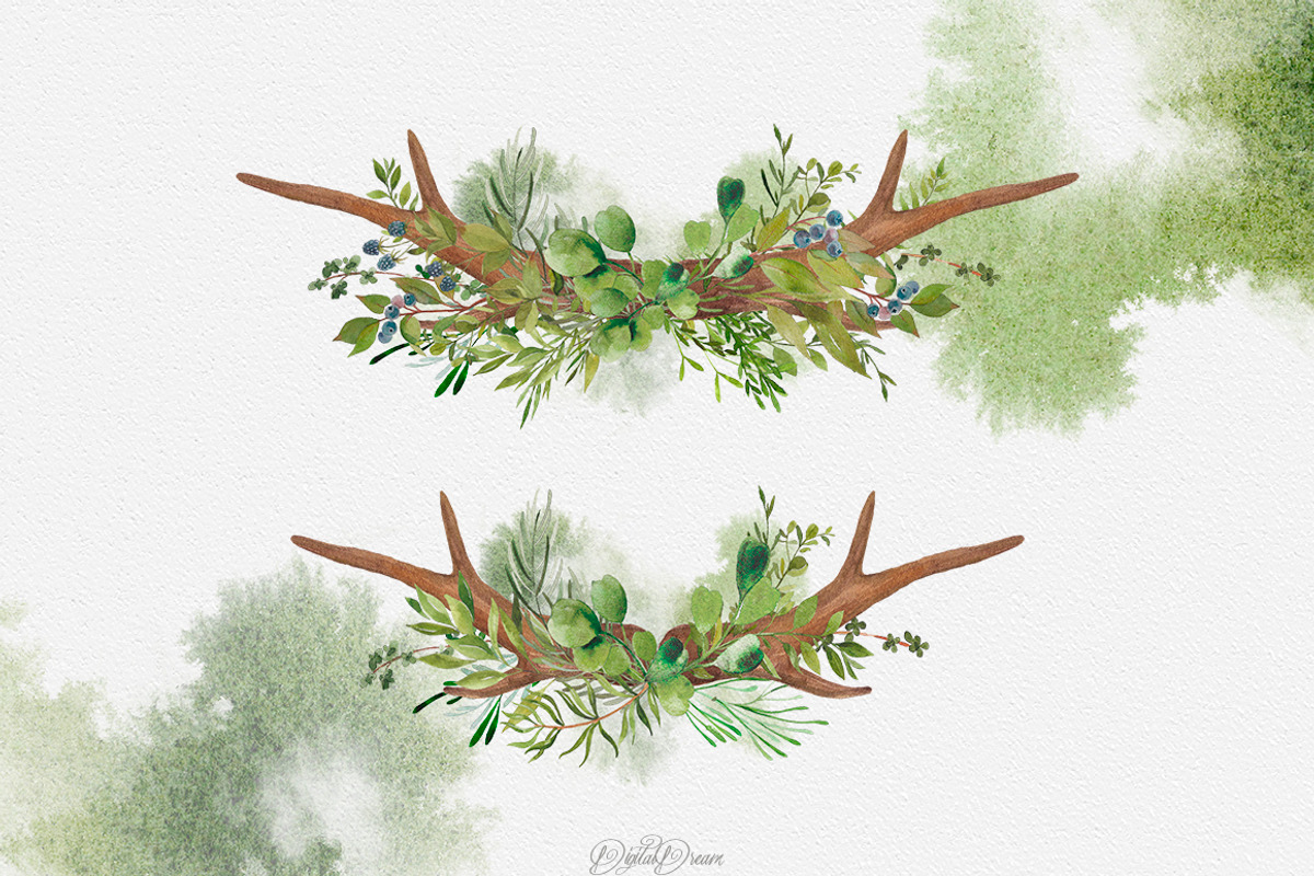 WOODLAND collection - forest wedding, an Object Illustration by DigitalDream (Photo 7 of 9)