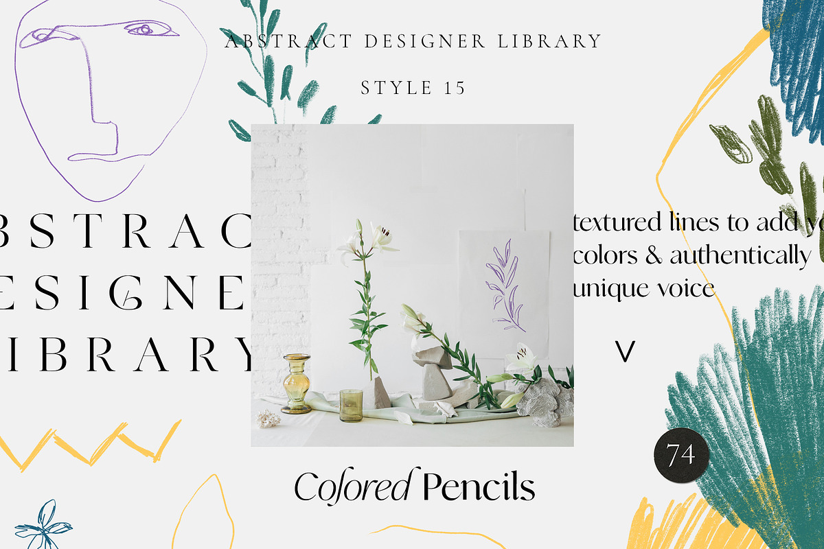 ABSTRACT DESIGN LIBRARY shapes, an Object Graphic by Lana Elanor (Photo 31 of 56)