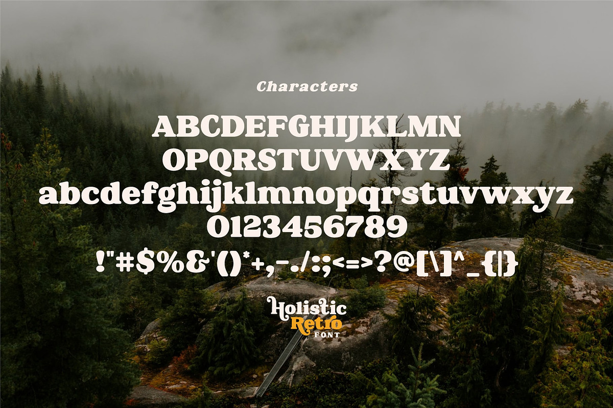 Holistic Retro – Bold Serif Font, a Serif Font by Salamahtype (Photo 7 of 8)