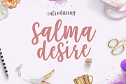 Salma Desire, a Script Font by Genesis Lab (Thumbnail 1 of 4)