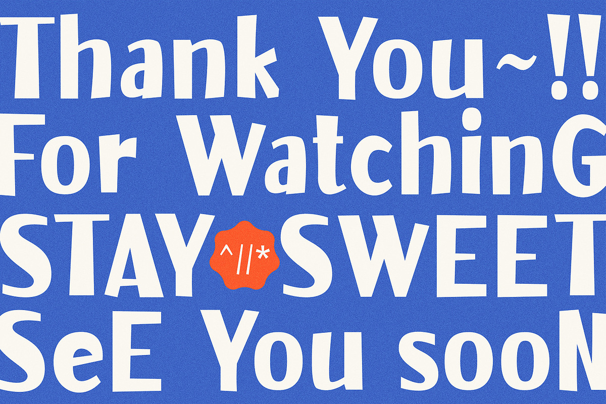 Crispy Choux, Playful Display Font., a Sans Serif Font by Kaikhia (Photo 8 of 8)
