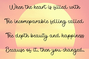 Sunshine, a Handwritten Font by InermediaSTUDIO (Thumbnail 6 of 9)