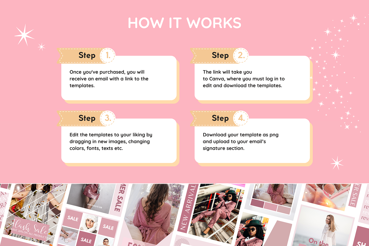 Canva Email Signature Templates, an Email Template by SunshineStudioBoutique (Photo 9 of 9)