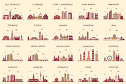 Huge collection of cities skylines, a Work Illustration by TheMountBirdStudio (Thumbnail 12 of 15)