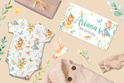 Fairy Garden Watercolor Clipart Set, an Illustration by AlineArtStore (Thumbnail 2 of 11)
