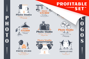 18 Photo Studio Logos Templates