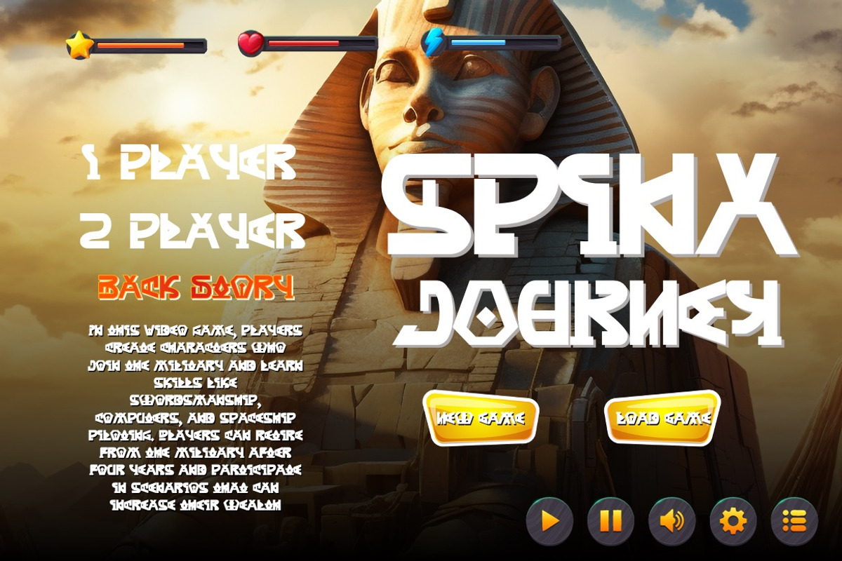 Axubies - Egyptian Gaming Font, a Sans Serif Font by Dhabee (Photo 7 of 15)