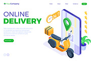 Online Internet Shopping Delivery, a Food Illustration by TAlex (Thumbnail 3 of 6)
