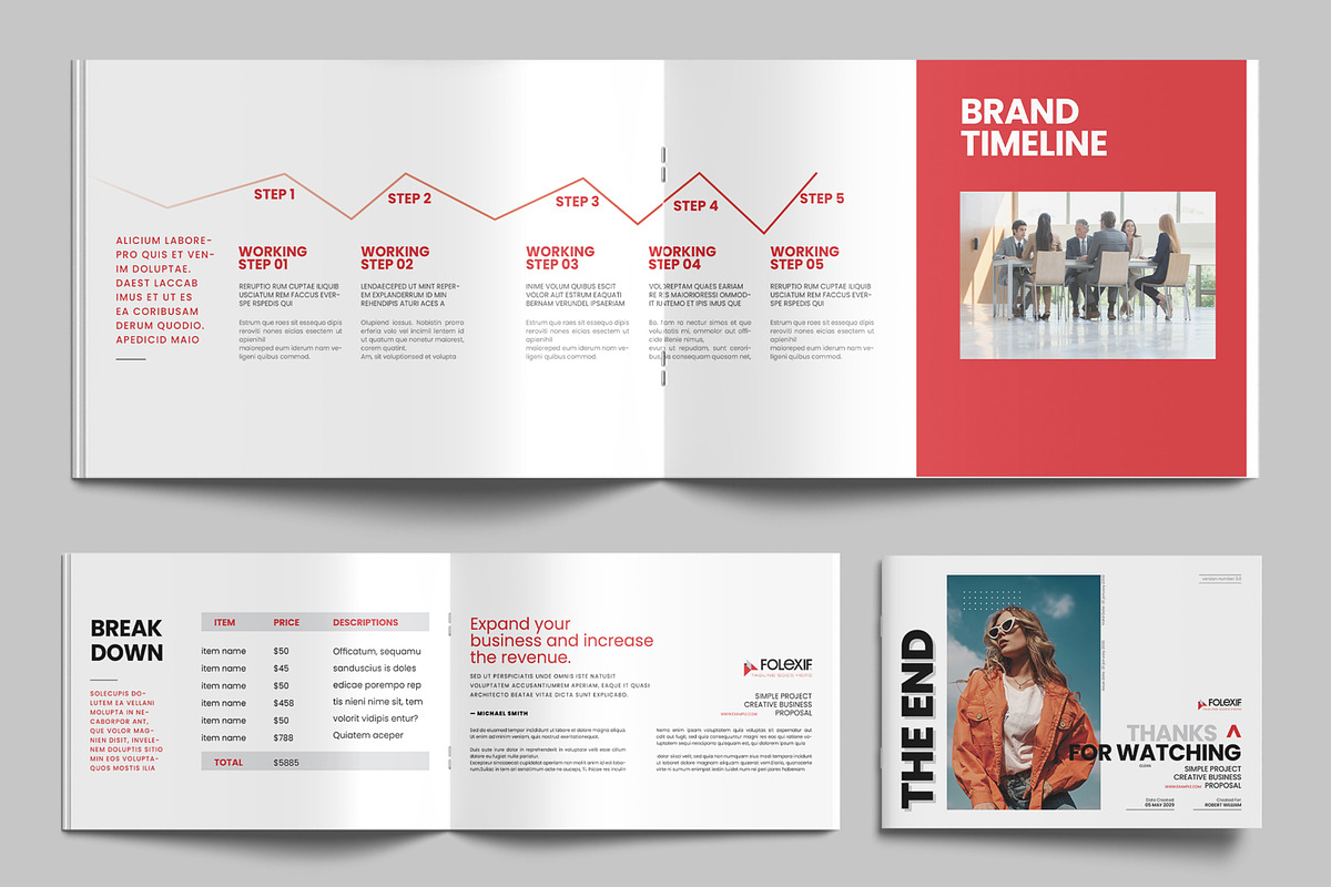 Business Proposal Template, a Brochure Template by MightyDesign (Photo 6 of 9)