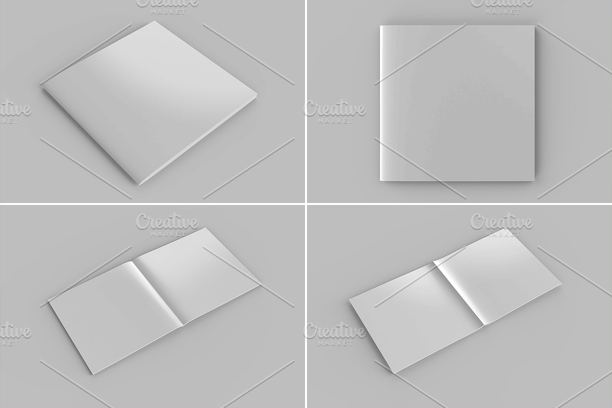 Square Catalog / Magazine Mockup, a Books & Magazine Mockup by Illusiongraphic (Photo 21 of 22)