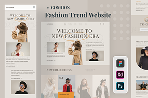 Goshion - Fashion Trend Website