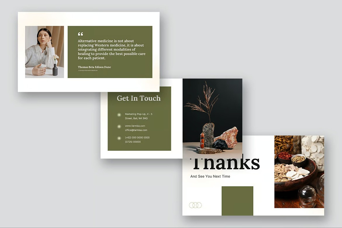 Medical Alternative Keynote template, a Presentation Template by Fit-tee (Photo 7 of 10)