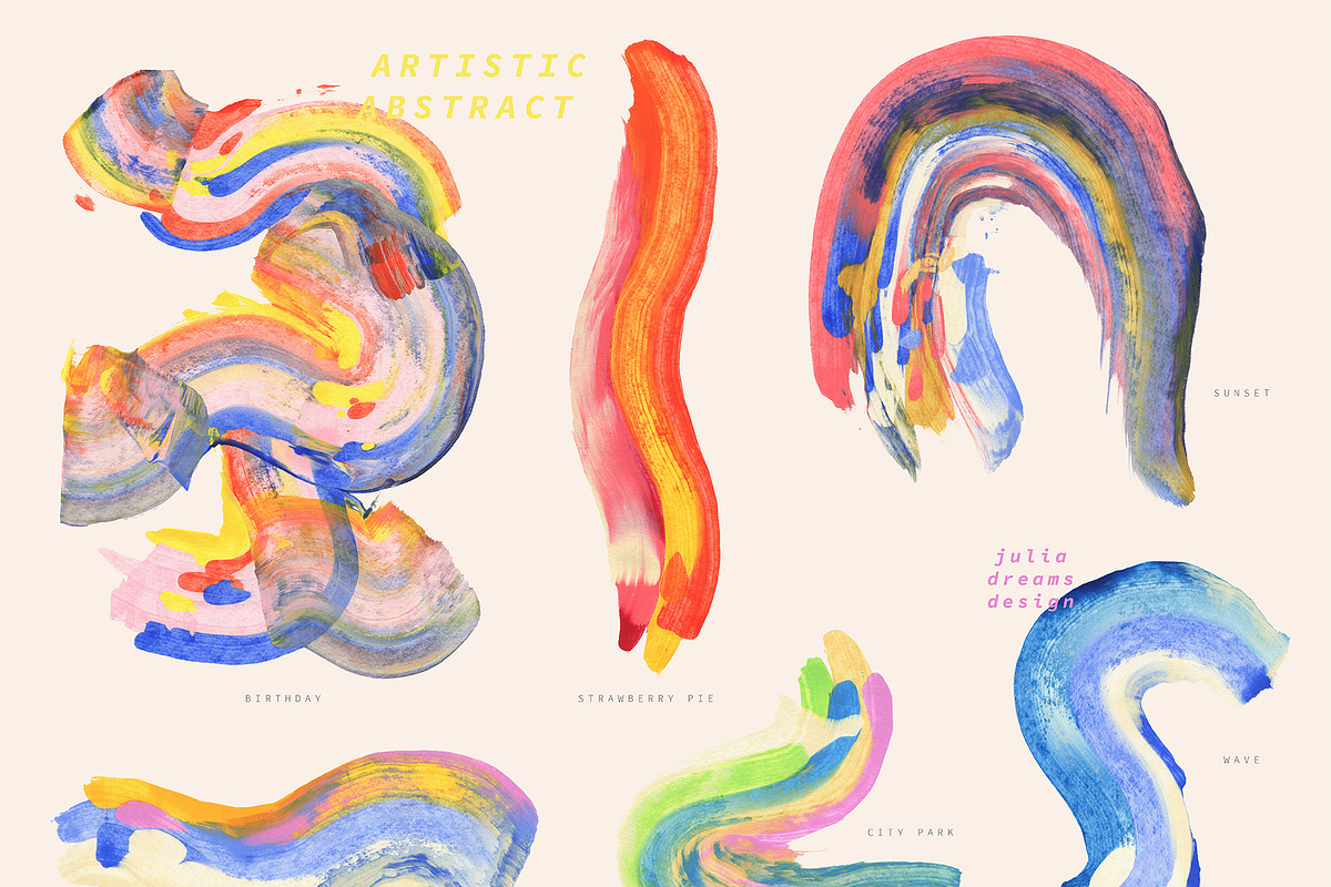 Artistic Abstract Collection, a Texture Graphic by Julia Dreams (Photo 7 of 16)