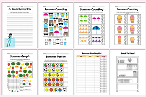 Summer Planner For Kids For Canva