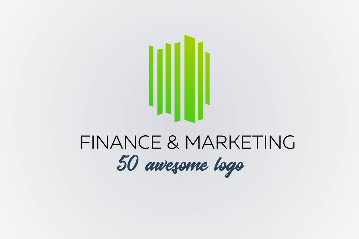 Finance & Marketing logo, a Branding & Logo Template by airunreal (Photo 1 of 7)