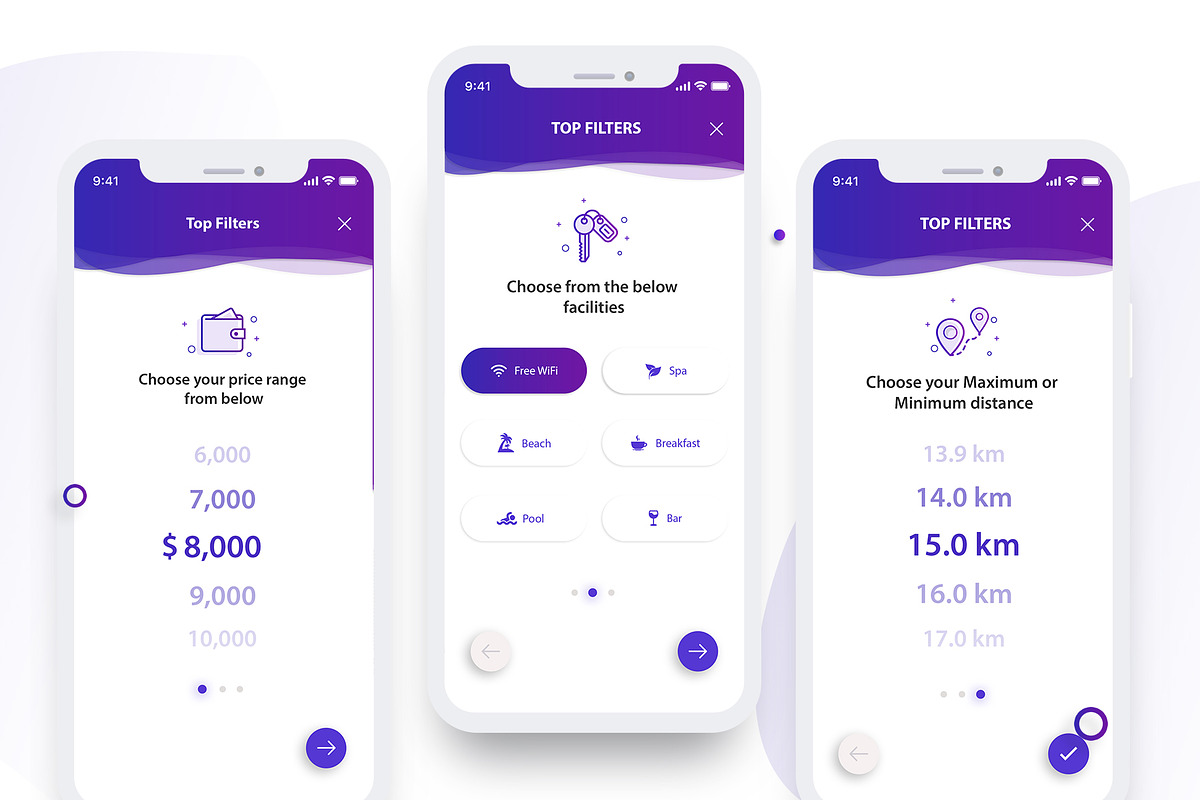 Complete UI Kit - Hotel Booking App, an App Template by Ragul Creates (Photo 6 of 6)