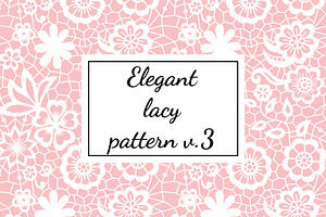 Elegant lacy pattern v.3