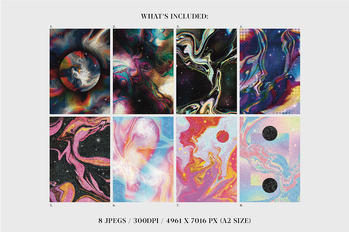 Retro Space: Backgrounds, a Texture Graphic by Amy Louise Baker (Photo 5 of 6)