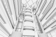 Shopping Mall interior, an Architecture 3D Model by 3DNUTS (Thumbnail 12 of 15)