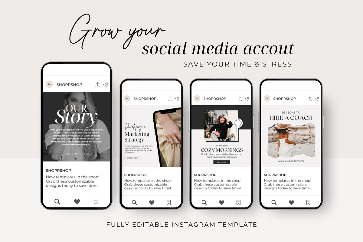 Coaching Instagram Post Template, a Social Media Template by ShopRShop (Photo 5 of 10)