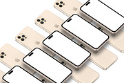 3D iPhone Presentation Mock-Up Bun 4, an iPhone Mockup by Graphicsworld125 (Thumbnail 8 of 15)