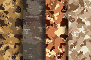 Vector Camouflage Textures, a Pattern Graphic by Iryna Denysova (Thumbnail 3 of 10)