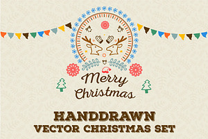 Hand-drawn Christmas Vector Goodies