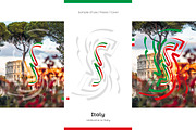 Italy flag ribbon vector, a Templates & Theme by Simbos (Thumbnail 3 of 9)