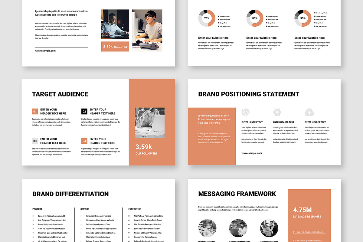 Brand  Strategy Presentation, a Presentation Template by MightyDesign (Photo 3 of 7)