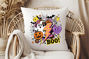 Retro Halloween PNG Sublimation, an Illustration by DreamCafeArt (Thumbnail 6 of 7)