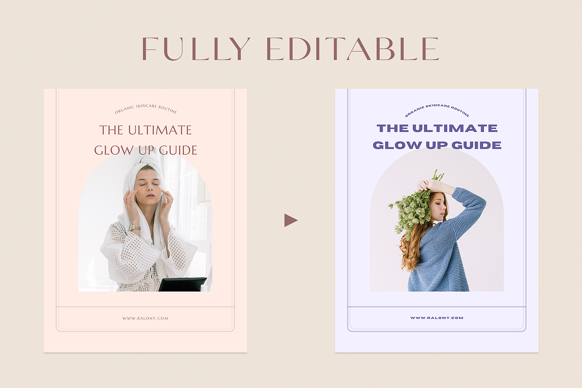 Beauty Lead Magnet | Canva, a Magazine Template by Ralony (Photo 4 of 10)