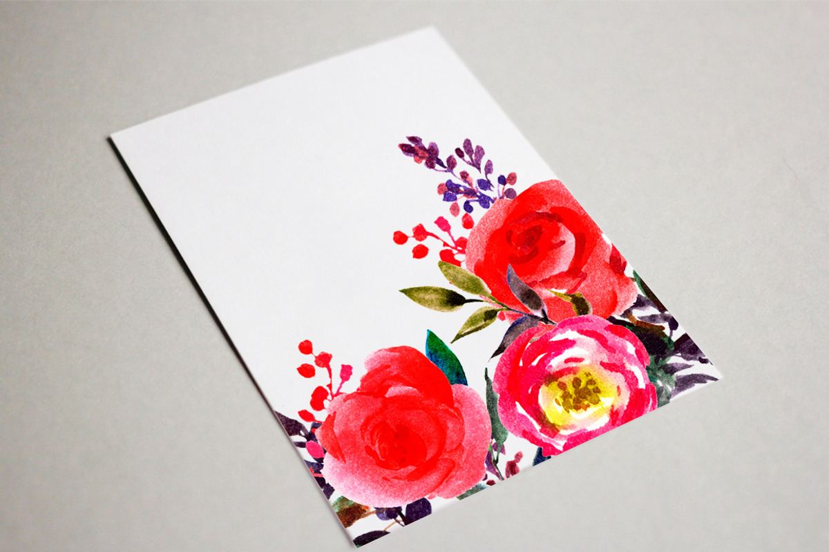 MULTI-COLORED FLOWERS, an Illustration by Nadiia Hanina (Photo 6 of 6)